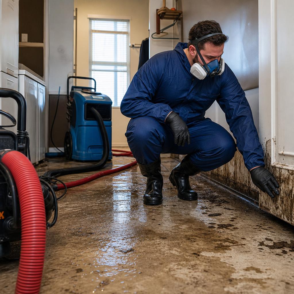 Professional extraction equipment prepared for sewage removal